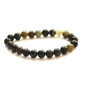 Tsavorite bracelet 8mm /16-17cm gardeners' mascot