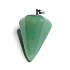 Avanturine green Sideric pendulum natural stone 2,2 cm, lucky stone