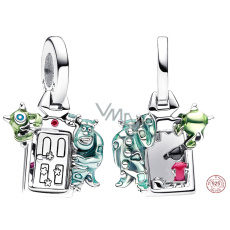 Charm Sterling Silver 925 Disney Pixar Monsters Ltd, Door, Bracelet Pendant Charm Sterling Silver 925 Disney Pixar Monsters Ltd, Door, Bracelet Pendant