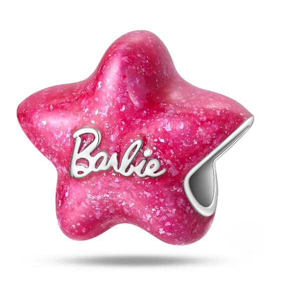 Charm Sterling silver 925 Barbie, bead on bracelet film