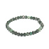 Emerald facet bracelet elastic natural stone, ball 5 mm / 16-17 cm, royal stone