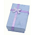 Gift box with jewelry sponge and light blue ribbon 8 x 4 x 2.5 cm 1 piece