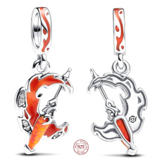 Charm Sterling silver 925 Musket King of Glory, bracelet pendant symbol