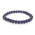 Sugilit bracelet elastic natural stone, ball 6 mm / 16 - 17 cm, love stone