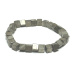 Pyrite bracelet elastic natural, cube 6 mm / 16-17 cm, master of self-confidence and abundance