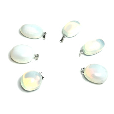 Opalit Troml pendant synthetic stone 2,2 - 3 cm, 1 piece, stone of wishes and hope