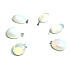 Opalit Troml pendant synthetic stone 2,2 - 3 cm, 1 piece, stone of wishes and hope
