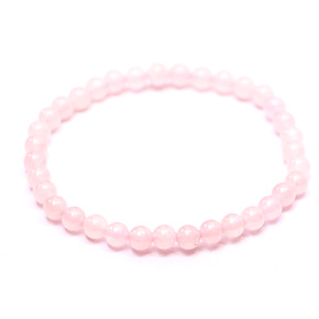 Rosie's bracelet elastic natural stone, ball 4 mm / 15 cm, for children, love stone Rosie's bracelet elastic natural stone, ball 4 mm / 15 cm, for children, love stone