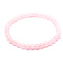 Rosie's bracelet elastic natural stone, ball 4 mm / 15 cm, for children, love stone