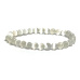 Selenite/Alabaster bracelet elastic natural stone, ball 6 mm / 16 - 17 cm, angelic energy