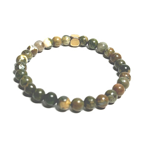 Ryolit bracelet elastic natural stone, ball 6 mm / 16-17 cm, stone of clear consciousness Ryolit bracelet elastic natural stone, ball 6 mm / 16-17 cm, stone of clear consciousness