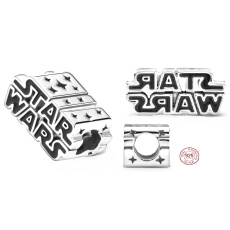 Charm Sterling silver 925 Marvel Star Wars movie bracelet bead