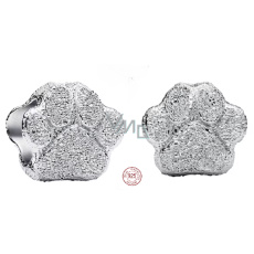 Charm Sterlingové stříbro 925 Tlapička lásky - amulet věrnosti a oddanosti, korálek na náramek zvíře