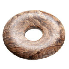 Jasper Picture Donut natural stone 30 mm, stone of positive energy