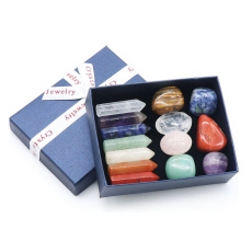 7 chakras set of 14 pieces box energetic - symbol
