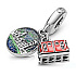 Sterling silver 925 Hong Kong Peak Tram Dangle, 2in1 travel bracelet pendant