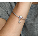 Charm Sterling silver 925 Disney Up in the sky - Flying house with balloons, bead for bracelet