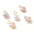 Pink river pearl – mini pendant approx. 1–1.2 cm, gold finish | Symbol of love, femininity, and good fortune
