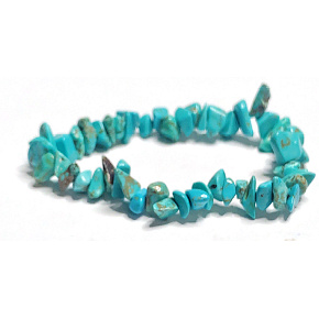 Tyrkenite bracelet elastic chopped natural stone 19 cm, stone of young people, looking for a life goal