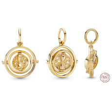 Sterling silver 925 Harry Potter - Time turner, bracelet pendant