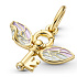 Sterling silver 925 Harry Potter - Winged Key, bracelet pendant