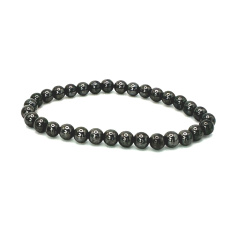 Magnetovec slimming magnetic bracelet elastic natural stone, ball 6 mm / 16 - 17 cm