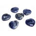 Sodalite Hmatka, healing gemstone in the shape of a heart natural stone 3 cm 1 piece, stone communication