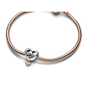 Sterling silver 925 Heart and inscription I love you sister - Love you Sister, bead for bracelet family