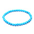Tyrkenite blue bracelet elastic, ball 4 mm / 15 cm, for children, stone of young people, looking for a life goal