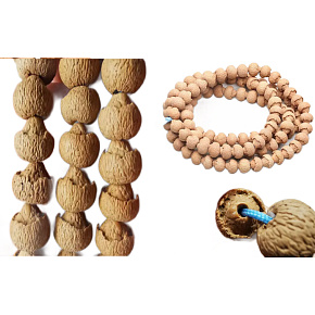 Lotus Bodhi natural lotus necklace 1 piece, bead 9.5 mm - peace, blessing Lotus Bodhi natural lotus necklace 1 piece, bead 9.5 mm - peace, blessing