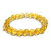 Citrine bracelet elastic natural stone, ball 8 mm / 16-17 cm, stone of abundance, success