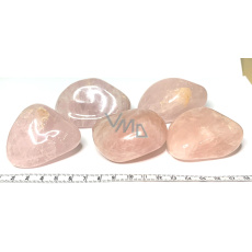 Rose quartz Tumbled natural stone 100 - 160 g, 1 piece, stone of love