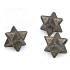 Pyrite iron merkaba hmatka from natural stone 13 mm