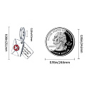 Sterling Silver 925 Harry Potter - Hogwarts Acceptance Letter, 2in1 Pendant Bracelet