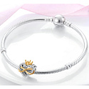 Sterling Silver 925 Queen of Hearts - Infinity and Heart with Crown, Love Bracelet Bead