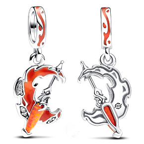 Charm Sterling silver 925 Musket King of Glory, bracelet pendant symbol