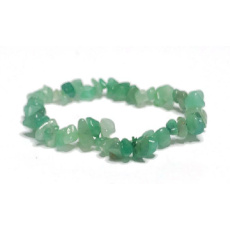 Avanturin green bracelet elastic chopped natural stone 19 cm, lucky stone Avanturin green bracelet elastic chopped natural stone 19 cm, lucky stone