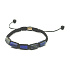 Lapis Lazuli natural stone bracelet, hand knitted, adjustable size, harmony stone