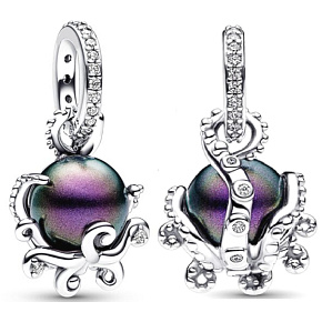 Sterling silver 925 Disney The Little Mermaid - Ursula, bracelet pendant