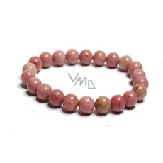 Rhodochrosite bracelet elastic natural stone, bead 8 mm / 16-17 cm, large heart healer Rhodochrosite bracelet elastic natural stone, bead 8 mm / 16-17 cm, large heart healer