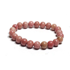 Rhodochrosite bracelet elastic natural stone, bead 8 mm / 16-17 cm, large heart healer Rhodochrosite bracelet elastic natural stone, bead 8 mm / 16-17 cm, large heart healer