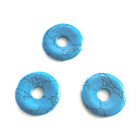 Tyrkenite blue Donut natural stone 30 mm, stone of young people, looking for a life goal