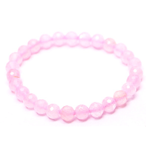 Rose petal bracelet elastic natural stone, ball 6 mm / 16 cm, for children, stone of love Rose petal bracelet elastic natural stone, ball 6 mm / 16 cm, for children, stone of love