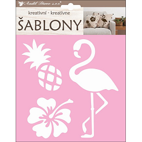 Creative stencils - flamingo 18 x 17,5 cm