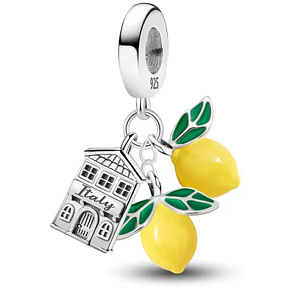 Charm Itálie Amalfi Coast – slunce, citróny a italská dolce vita, přívěsek na náramek cestování