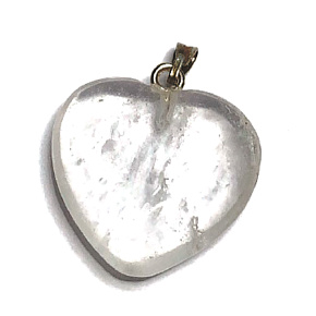 Crystal Heart Pendant natural stone 2 cm 1 piece, stone stones Crystal Heart Pendant natural stone 2 cm 1 piece, stone stones