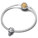 Charm Sterling silver 925 Game of Thrones Daenerys, bracelet bead, film