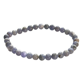 Tanzanite bracelet elastic natural stone, bead 5 - 5.7 mm / 16 - 17 cm Tanzanite bracelet elastic natural stone, bead 5 - 5.7 mm / 16 - 17 cm