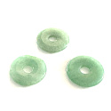 Aventurine green Donut natural stone 30 mm, lucky stone
