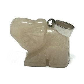 Light Agate Elephant Pendant natural stone, hand-polished figurine 1.8 x 2.5 x 8 mm, stone of stability Light Agate Elephant Pendant natural stone, hand-polished figurine 1.8 x 2.5 x 8 mm, stone of stability
